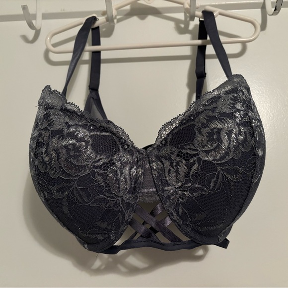 Lasenza Gray and lace bra - Picture 1 of 5